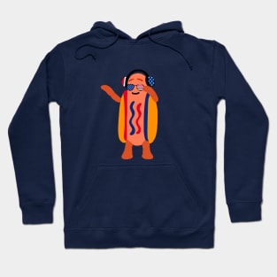 Fourth Of July American Hot Dog Hoodie